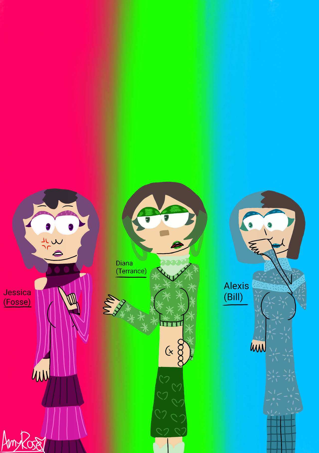 Rainbow friends (Green slight redesign) by Deltaheartsstuff on DeviantArt