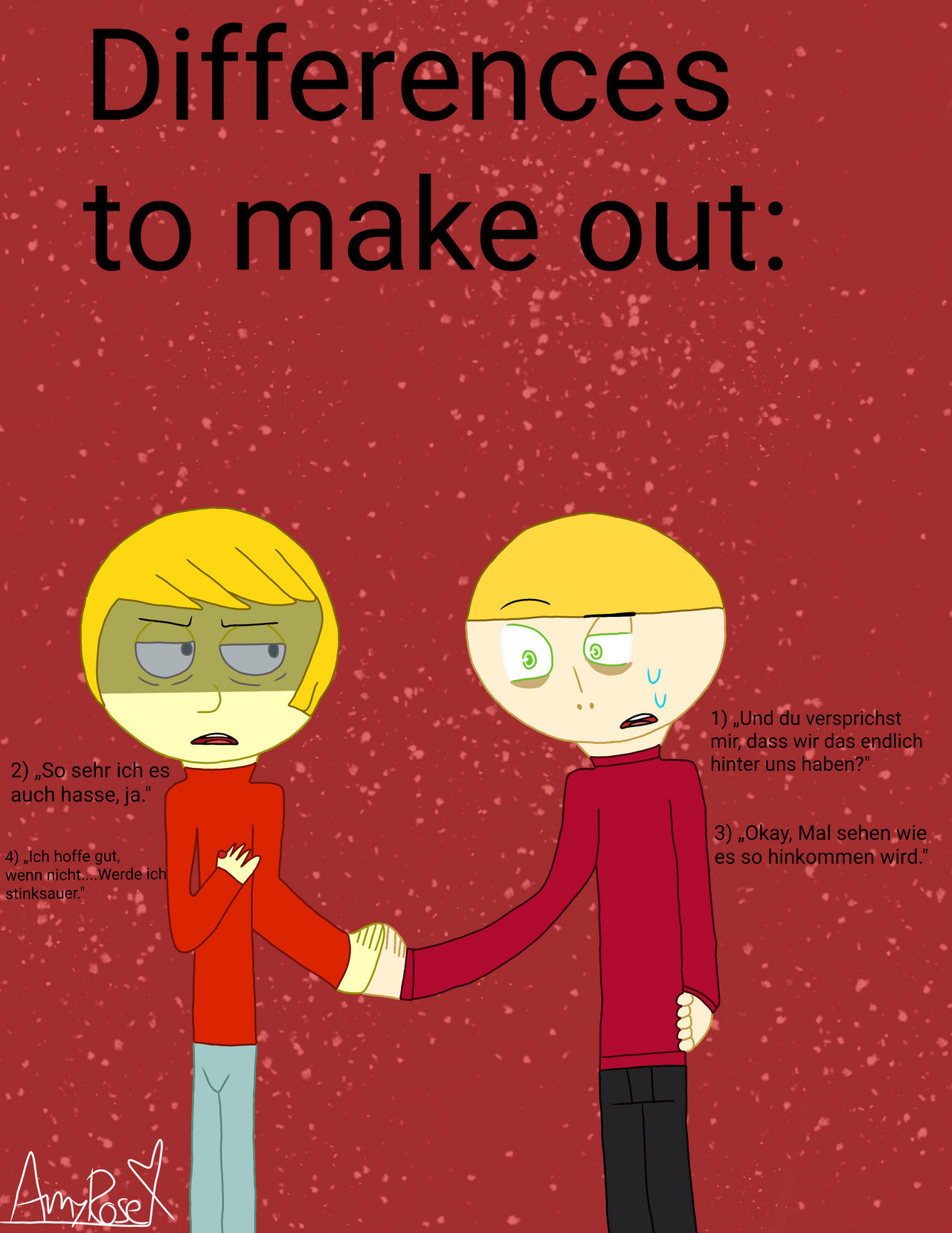 Make Us Deviantart Differences to make out by happyappy234567 on DeviantArt