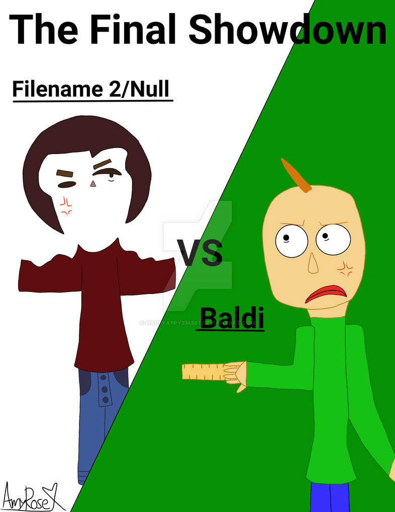 Nulll Raldi Ripofss The Final Showdown: Null vs Baldi by happyappy234567 on DeviantArt