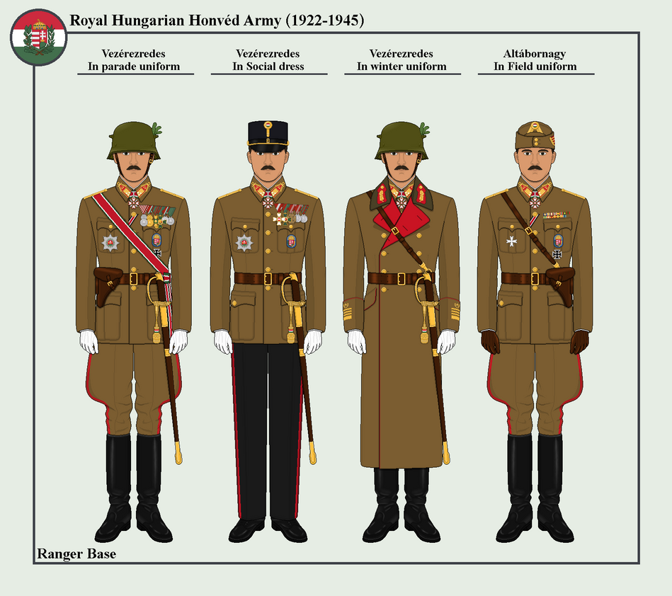 Royal Hungarian Army General staff Uniforms by DiWiNiTY122 on DeviantArt