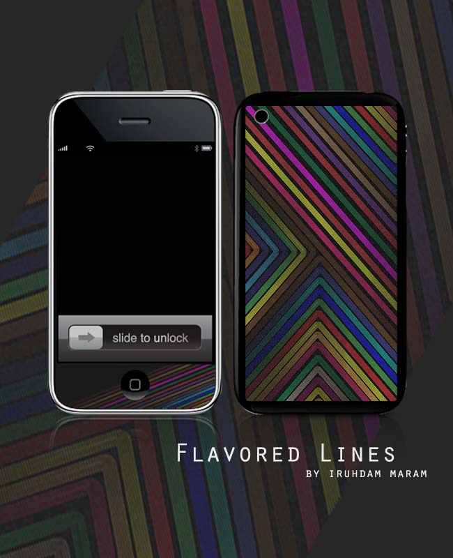 Flavored Lines Iphone Skin