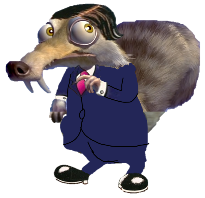Scrat Style Scrat Ice Age in a Formal outfit by Donofriofans on DeviantArt