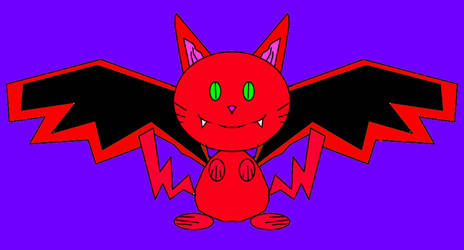 2 Tailed, Winged, Super Red CAT!!! :D