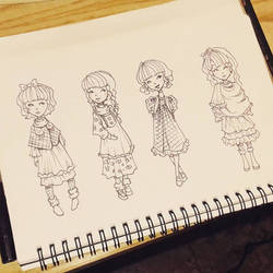 Mori Kei Little Sketches