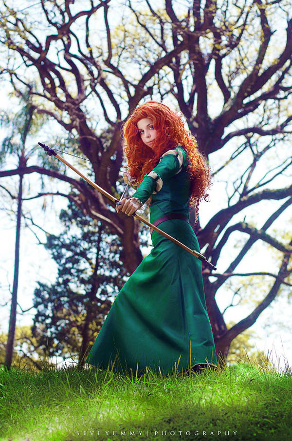 Merida Cosplay: I'll be shooting for my own hand. by Thecrystalshoe on ...