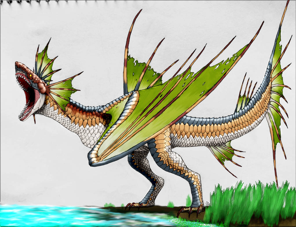 Monster Hunter: Plesioth by AcroSauroTaurus on DeviantArt