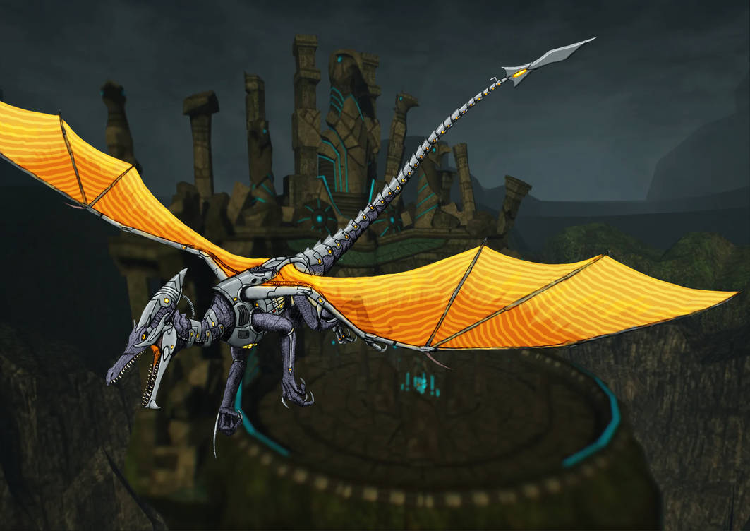 Metroid: Meta Ridley by AcroSauroTaurus on DeviantArt