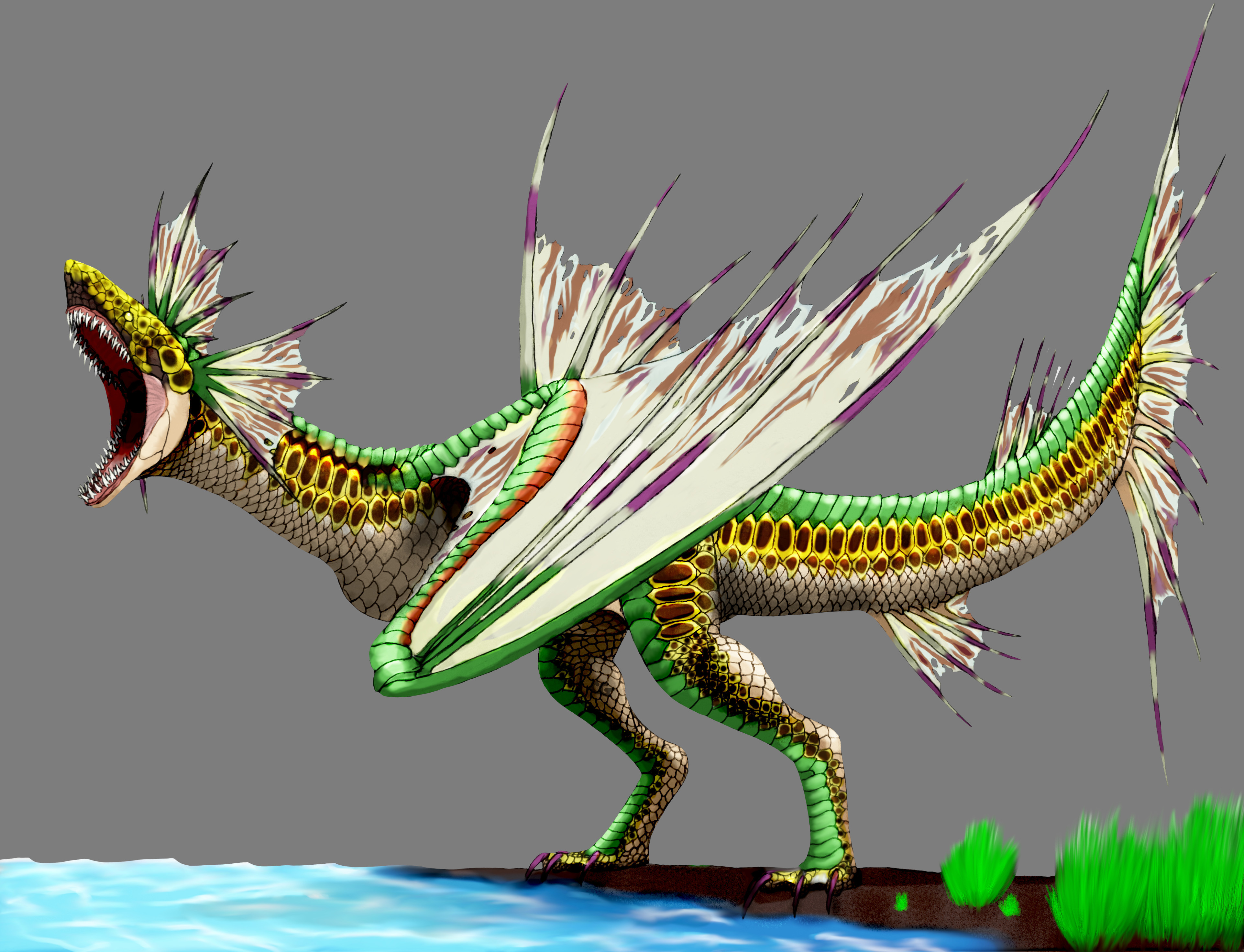 Monster Hunter: Green Plesioth by AcroSauroTaurus on DeviantArt