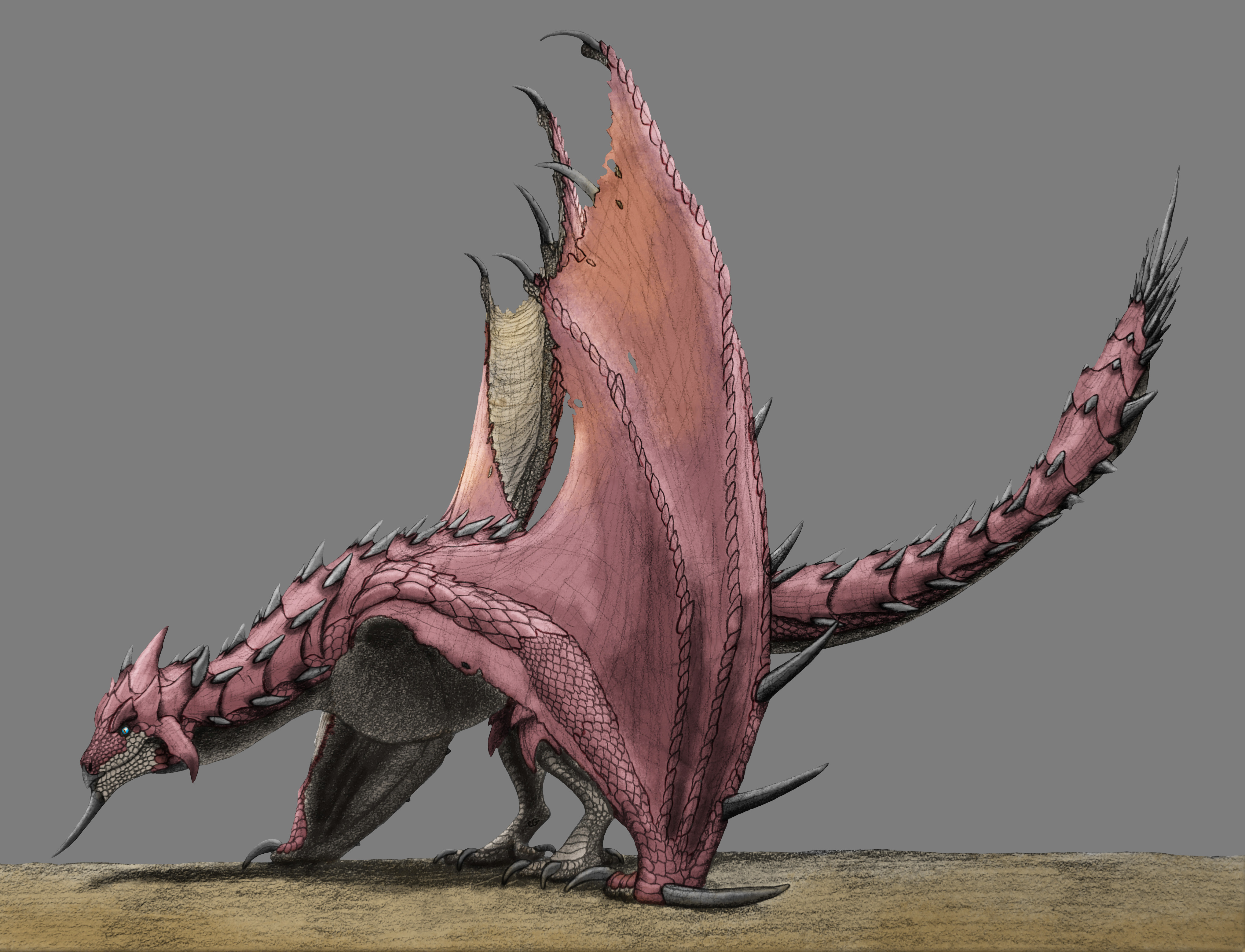 Monster Hunter: Pink Rathian by AcroSauroTaurus on DeviantArt