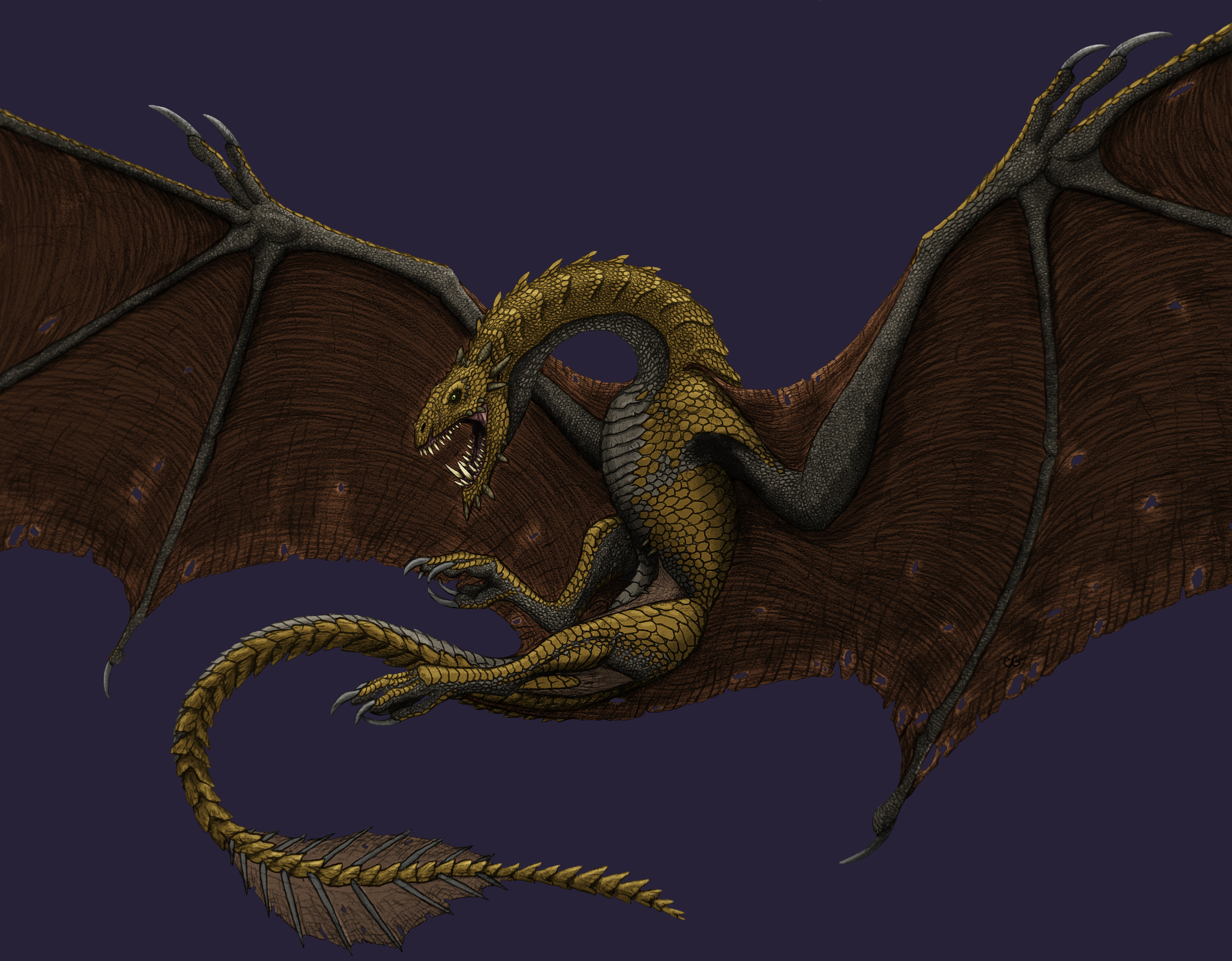 Commission Beowulf's Dragon by AcroSauroTaurus on DeviantArt