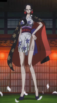 Nico Robin Wano Outfit Stitched Image