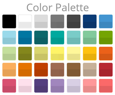 Color Palette (With Shades) by Devonix on DeviantArt