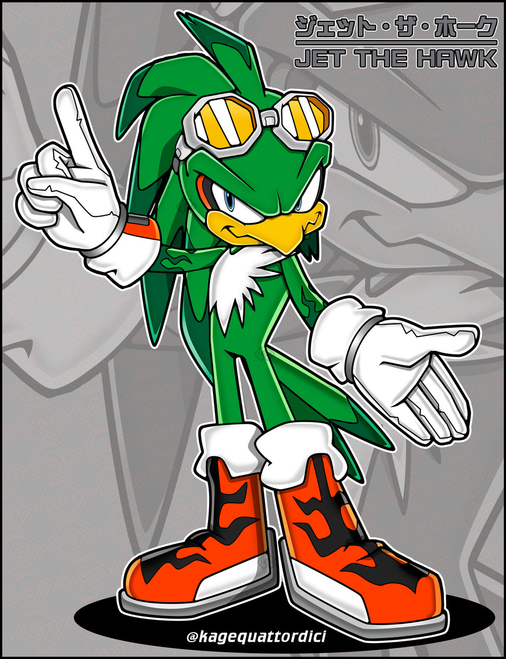 Jet The Hawk Rizz Jet the Hawk SA style by Gemlik-rogue on DeviantArt
