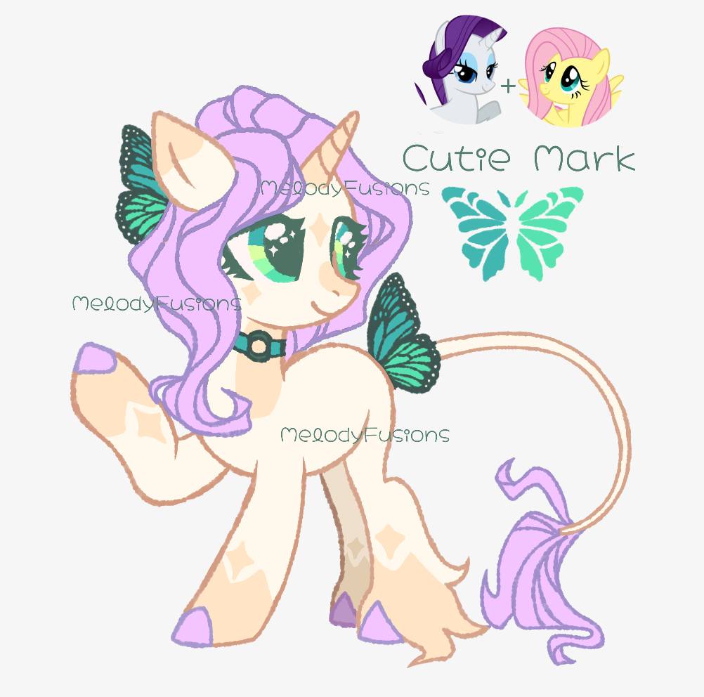 Mlp Rara Fusions MLP FUSION ADOPT - RarityxFluttershy - SOLD by MelodyFusions on DeviantArt