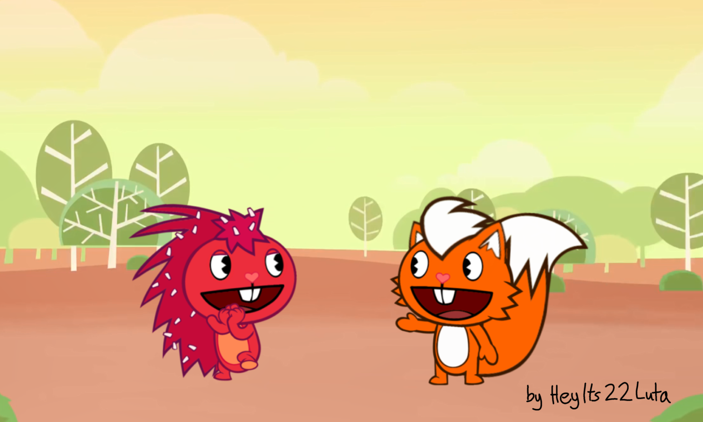 Flaky meets Nicky by HeyIts22Luta on DeviantArt