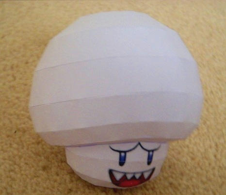 Boo Mushroom Papercraft by SebCroc on DeviantArt