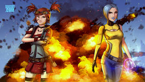 Cool gals don't look at explosions