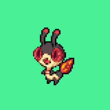 TariToons on X: I made a #Pokémon gen 4/5 style sprite for my