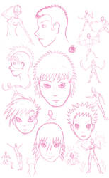 Pink Sketches