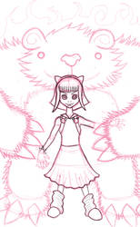 Annie and Tibbers sketch