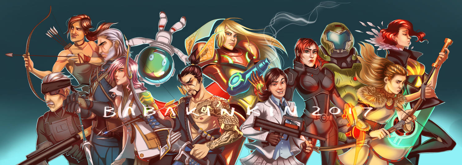 Video Games Banner Commission By Babanillustration On Deviantart Video Games Banner Commission By Babanillustration On Deviantart