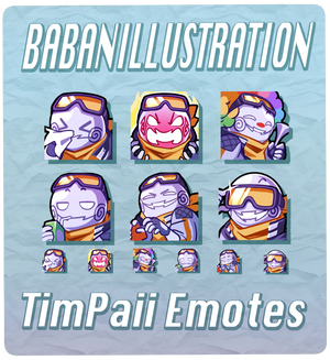 timpai emotes by BabanIllustration