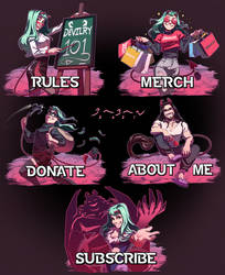 Devilry Twitch Panels Commission