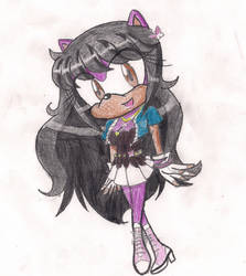 Anelia the Hedgehog-redesign-