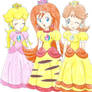 Peach, Pikasia and Daisy