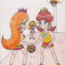 Princesses Playing Basketball