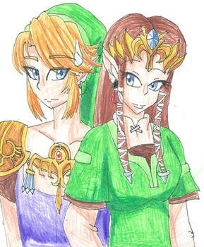 Link and Zelda Switch Clothes