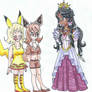 Anelia meeting Eeva-Chi and Pika-Chan