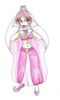 PtCm- Human Pink Elephant Bellydancer