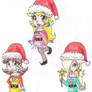 Santa's Mario Princess Elfs