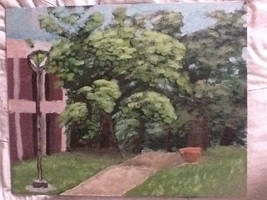 Campus Landscape painting