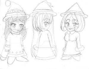 Drawcia, Paintra and Claycia