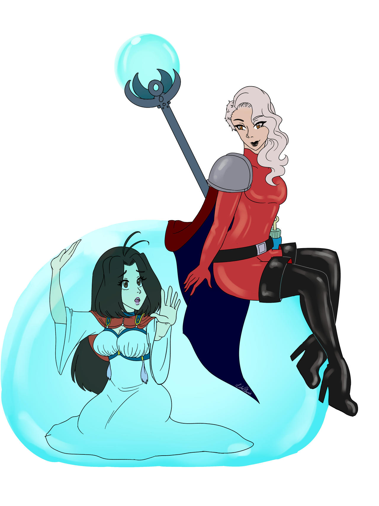 Bubble Trapped Cleric