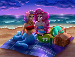 Beach Picnic Date by LilacPhoenix Beach Picnic Date by LilacPhoenix