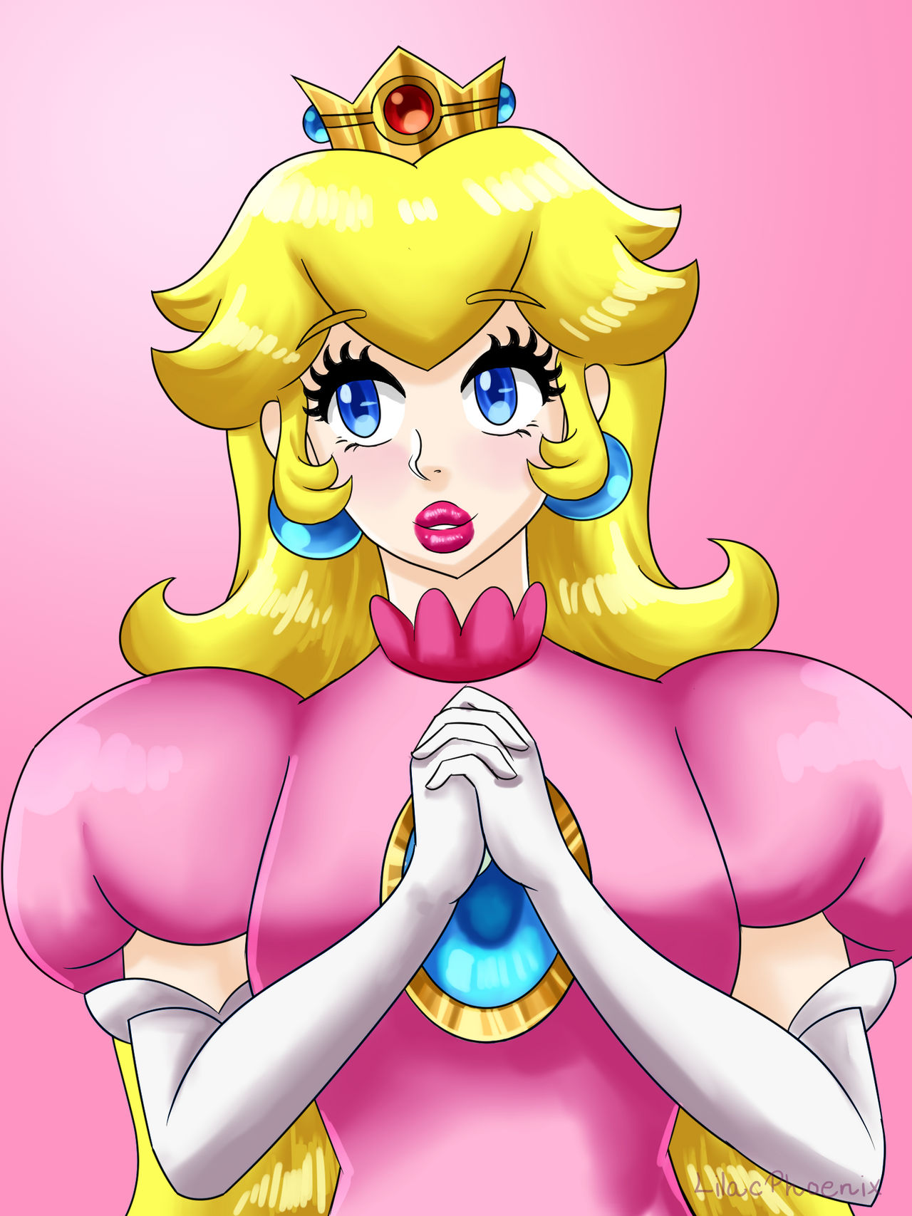 Peach Practice Drawing