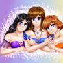 Belle, Felicity and Kira