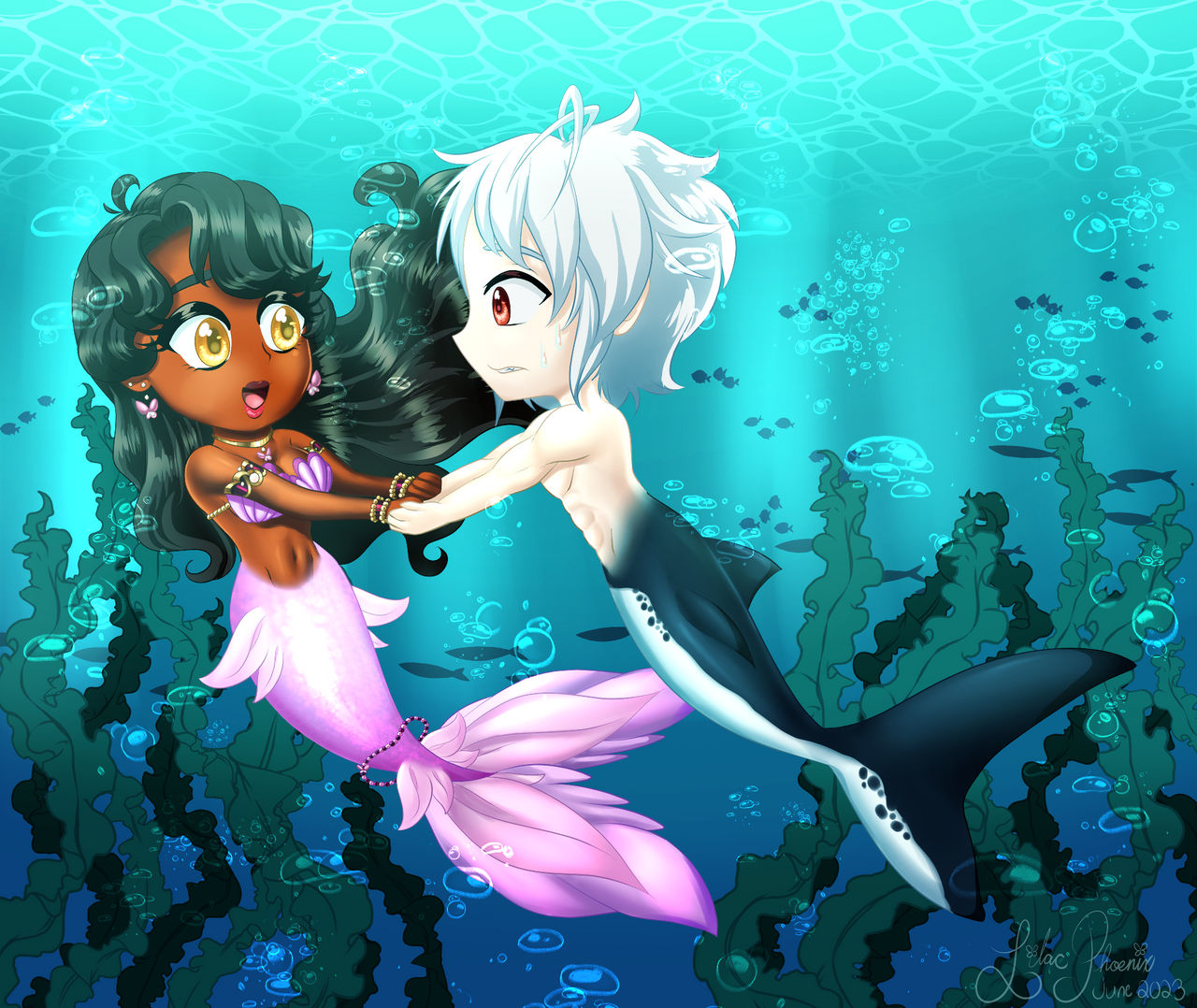 Shade's Swimming Lesson