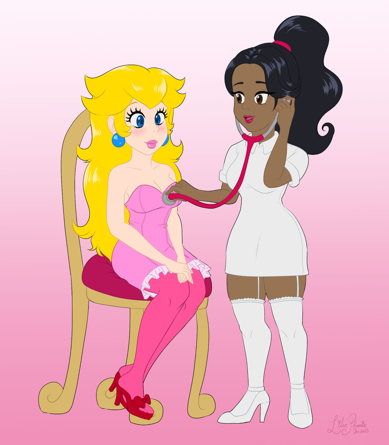 Peach's Checkup