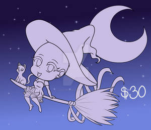 Chibi Witch YCH