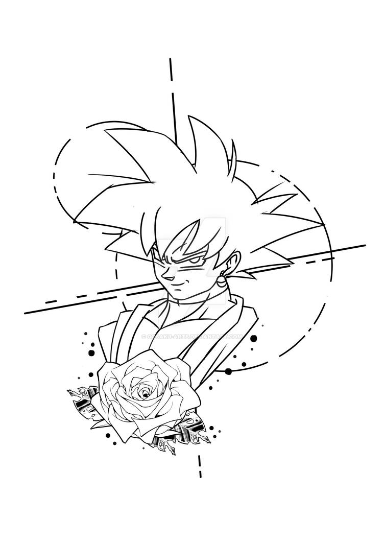 BlackGoku TattooArt by GoSaKuArts on DeviantArt