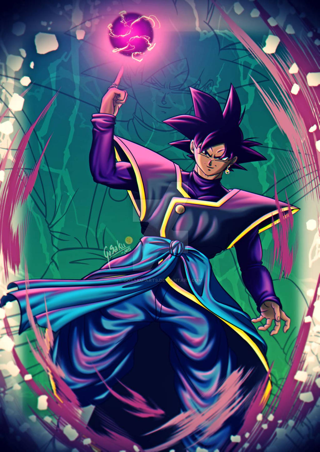 jern Faial helgen Goku Black in Zamasu style by GoSaKu-Arts on DeviantArt