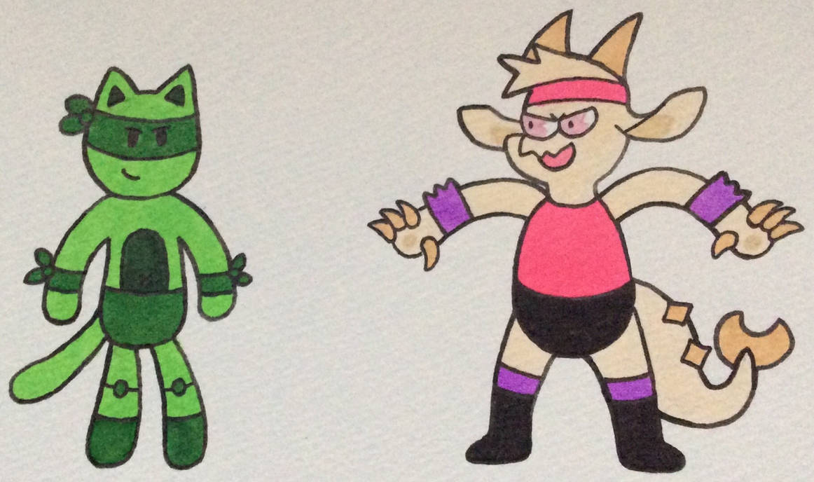 Art Trade: Wrestling Rivals by NeoNimbus526 on DeviantArt