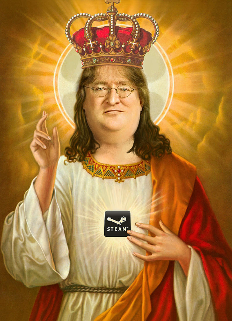 Gabe Newell Portrait