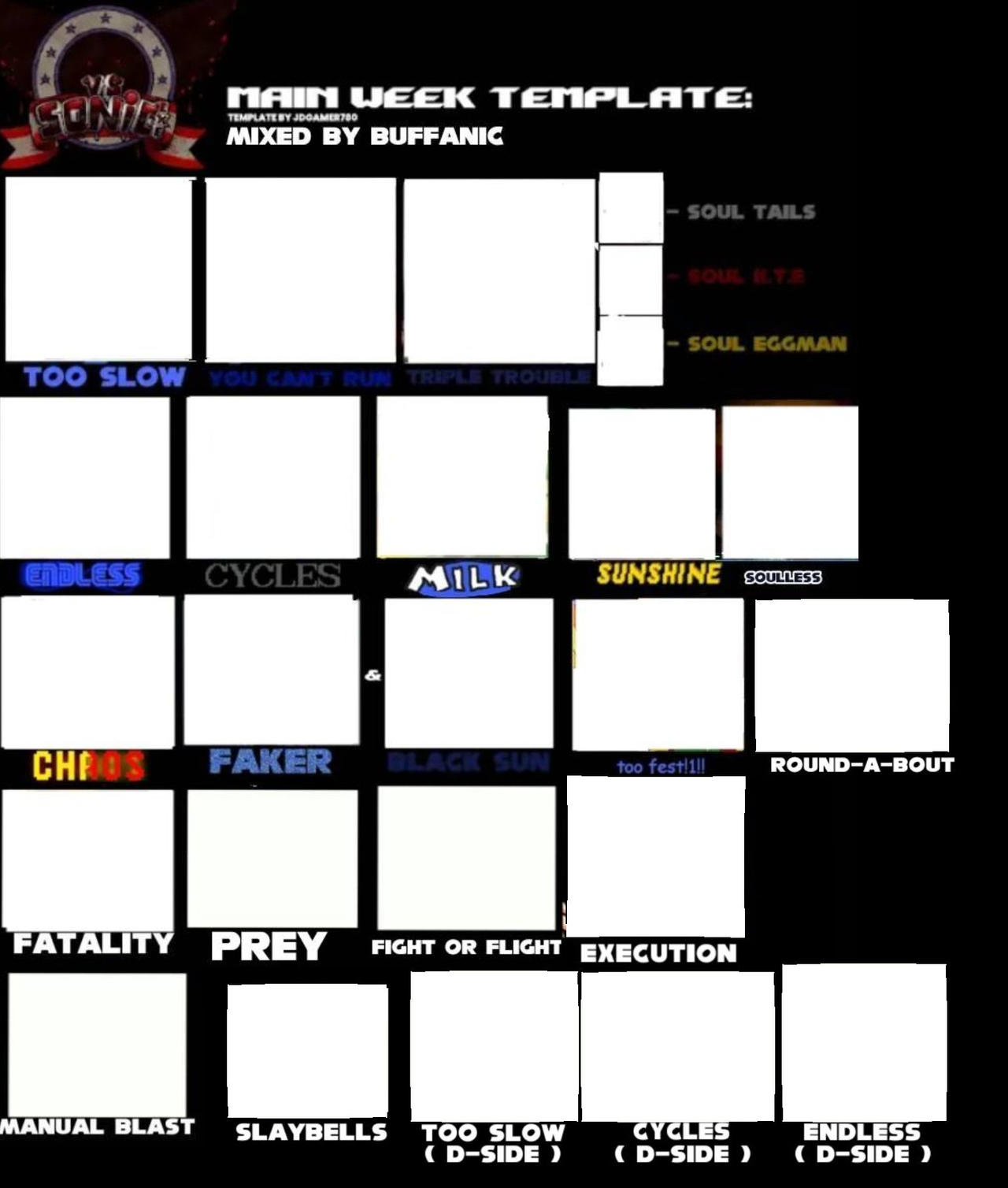 FNF vs Sonic EXE cast Template (v2) by Buffanic on DeviantArt