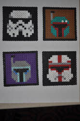 Star Wars Perler Coasters