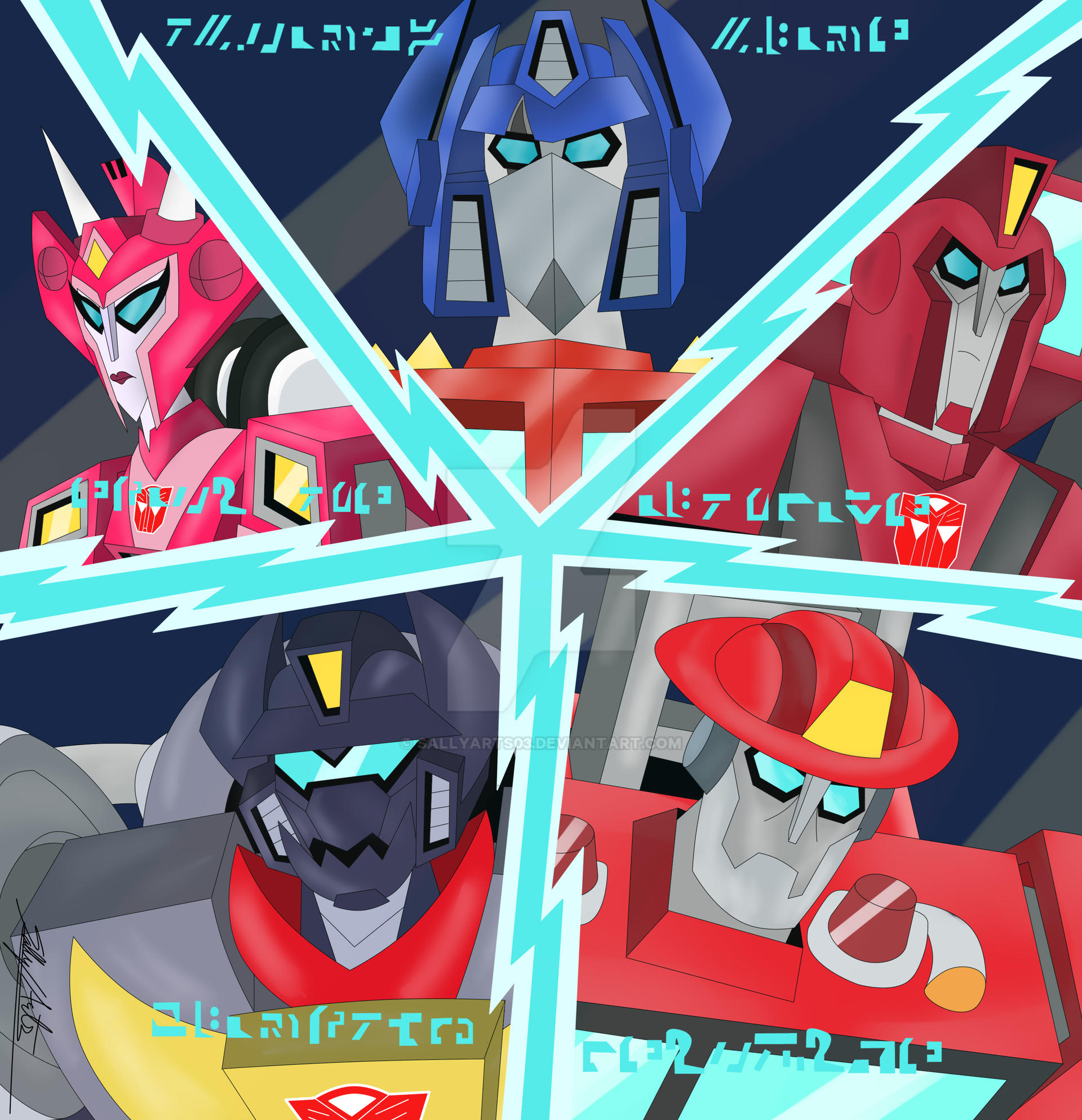 Transformer Commanders Transformers Heroes: Autobots Earth Commanders by SallyArts03 on DeviantArt